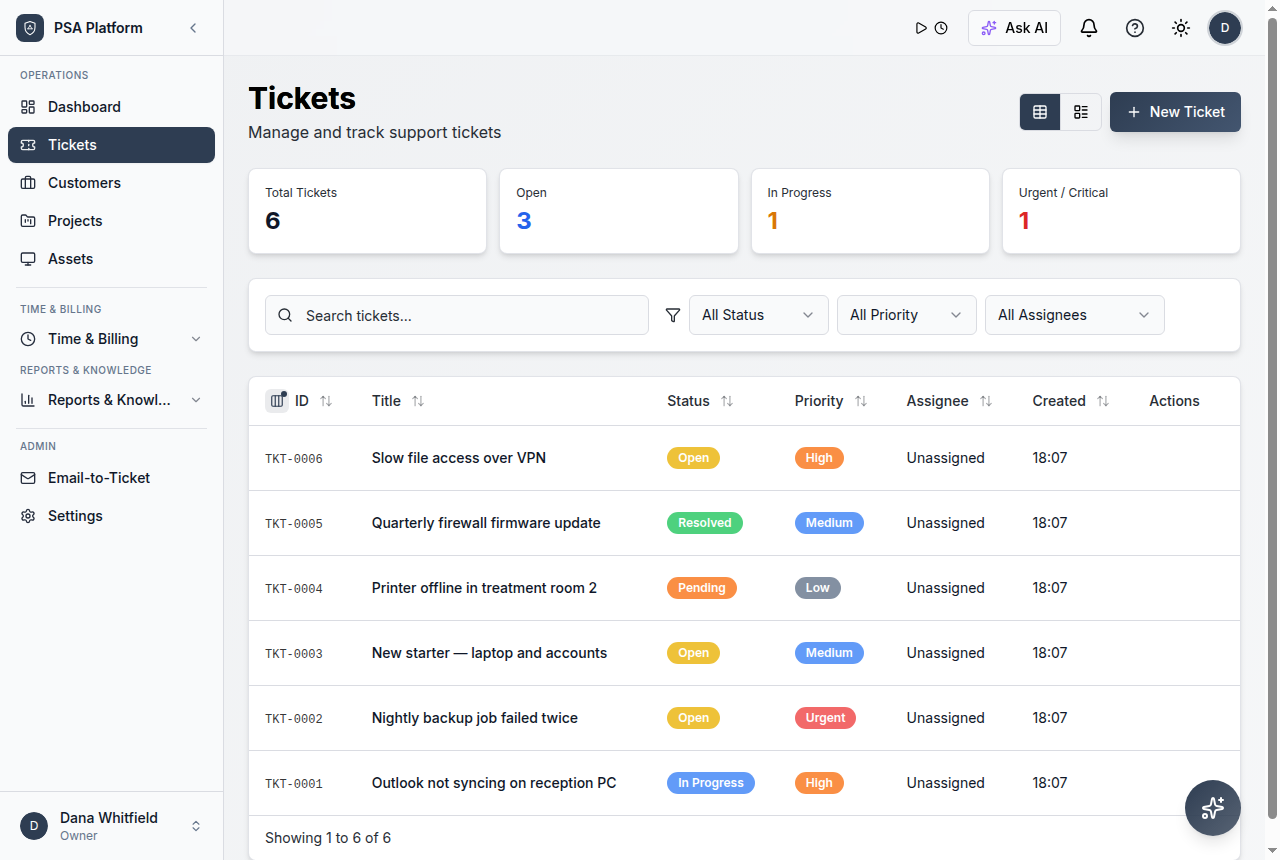Tickets